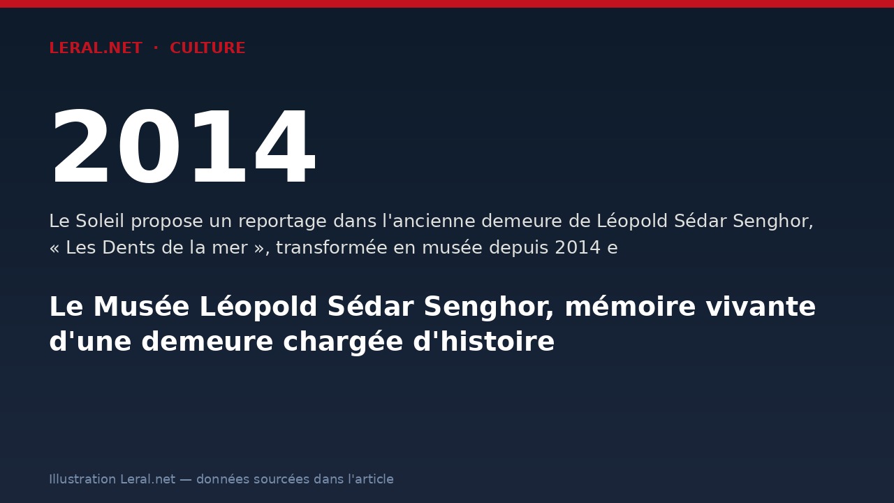 Le Musée Léopold Sédar Senghor, mémoire vivante d'une demeure chargée d'histoire