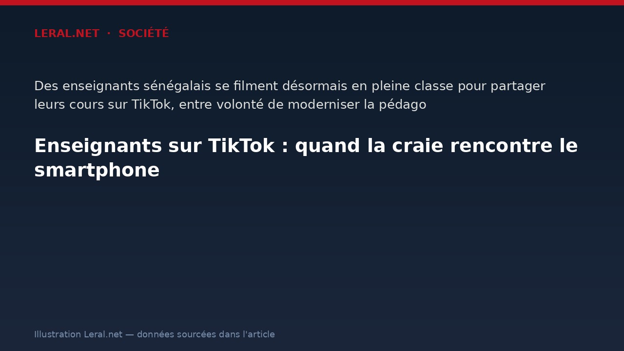 Enseignants sur TikTok : quand la craie rencontre le smartphone