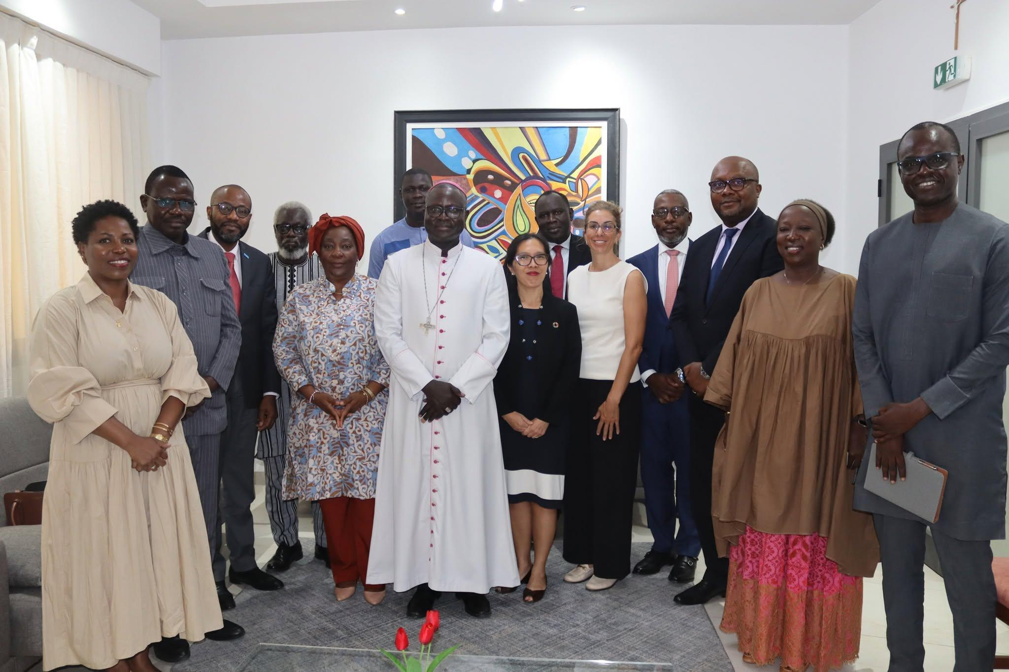 Une délégation des Nations Unies reçue à l'archevêché de Dakar