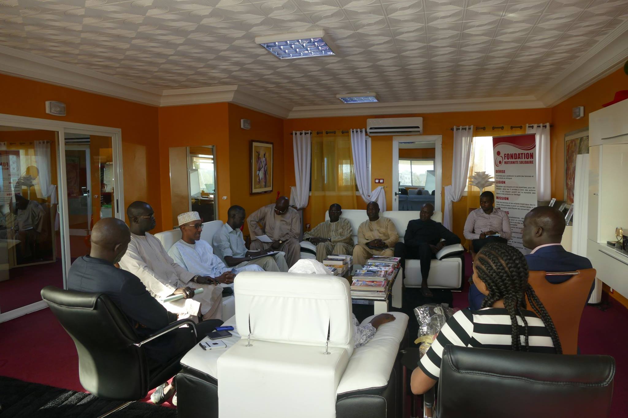 Photos - Visite de courtoisie : Abdoul Mbaye était chez Malick Gackou