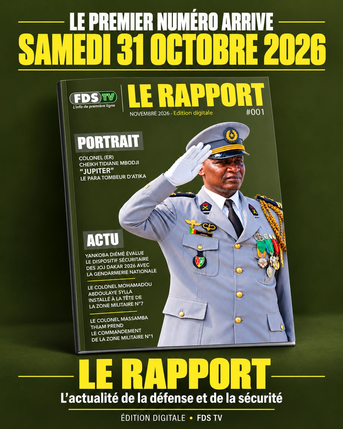 LE RAPPORT : le premier numéro arrive !