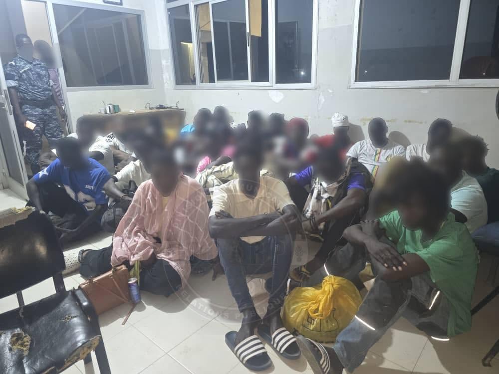 Djifer : 27 candidats à l’émigration irrégulière interpellés par la gendarmerie
