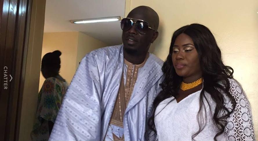 Les images du baptême du fils d'Aba de la Sen tv