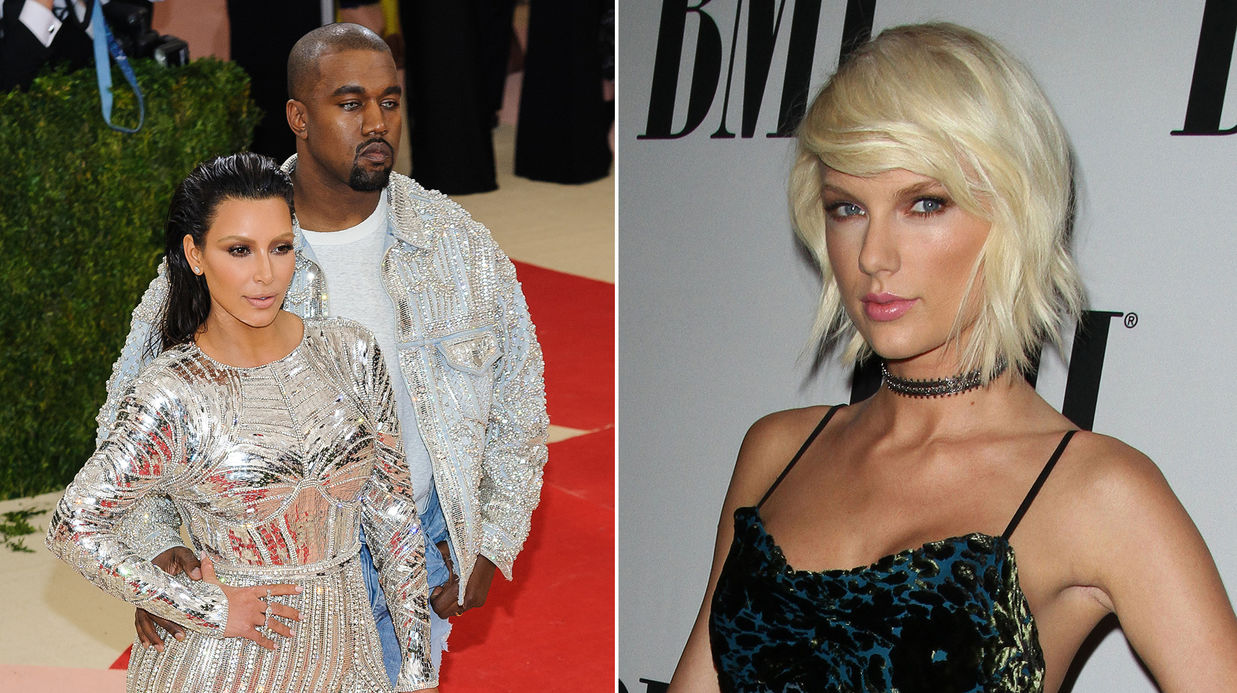 Kim Karda­shian dévoile un enre­gis­tre­ment éton­nant et gênant entre Kanye West et Taylor Swift