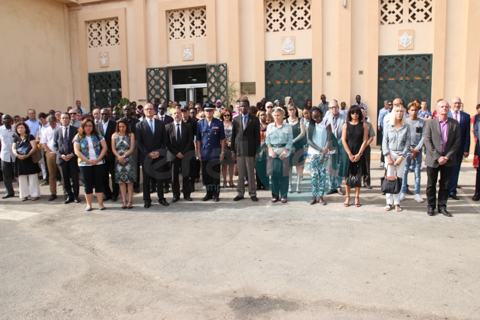 En images-  Présentation de condoléances du  gouvernement et de l'Assemblée nationale du Sénégal à la France