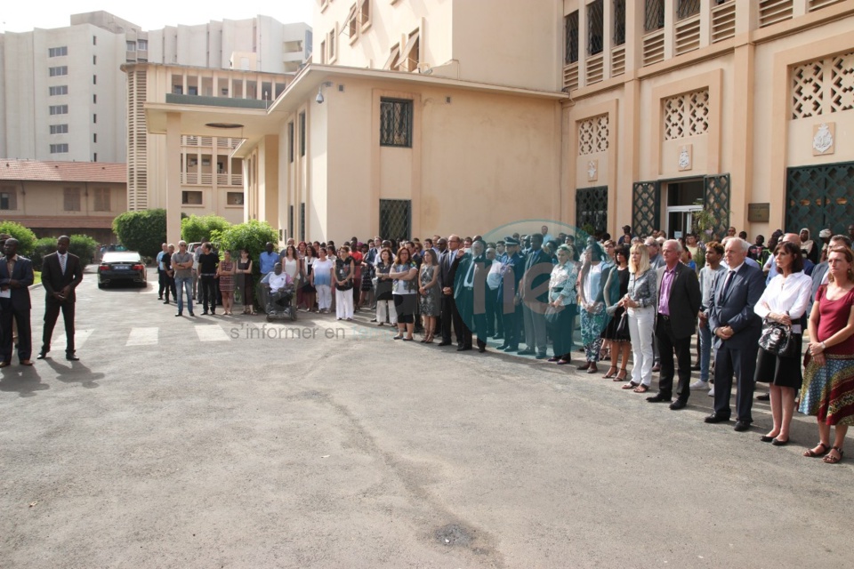 En images-  Présentation de condoléances du  gouvernement et de l'Assemblée nationale du Sénégal à la France