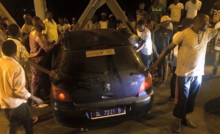 Accident sur le Pont Faidherbe : Ce véhicule a frôlé le pire (photos)