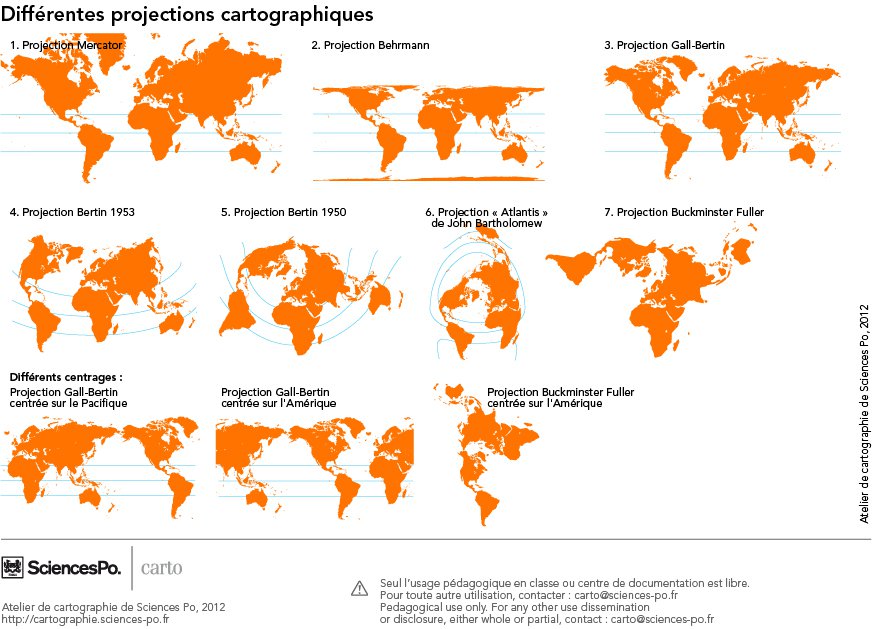 Cartes du monde : découvrez la vraie superficie des pays ! Comparez avec  notre carte interactive.