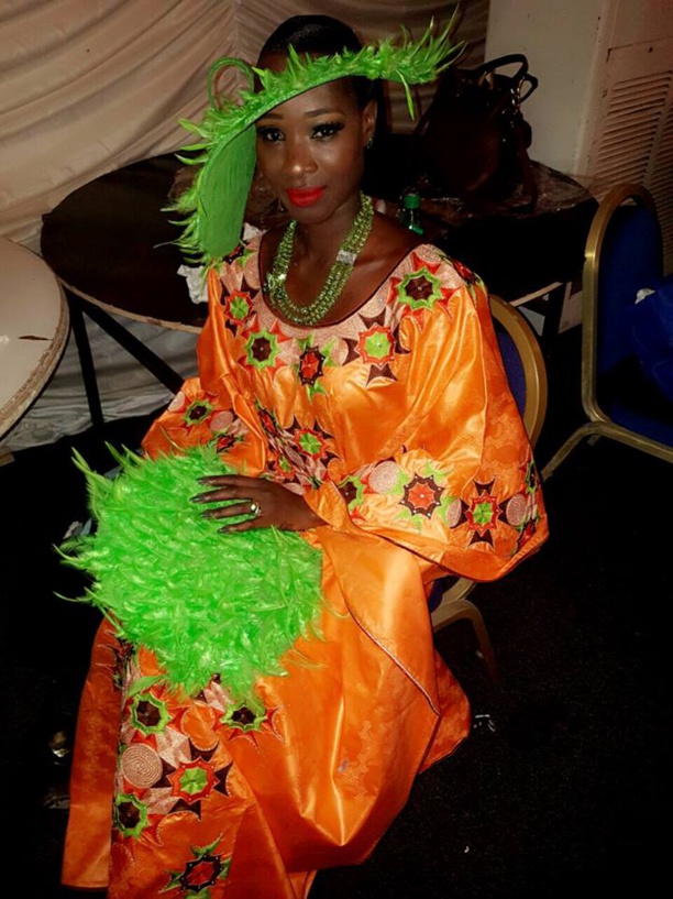 Fleur Mbaye très élégante dans cette tenue traditionnelle