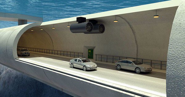 En Norvège, il y aura bientôt des tunnels flottants pour traverser les fjords !
