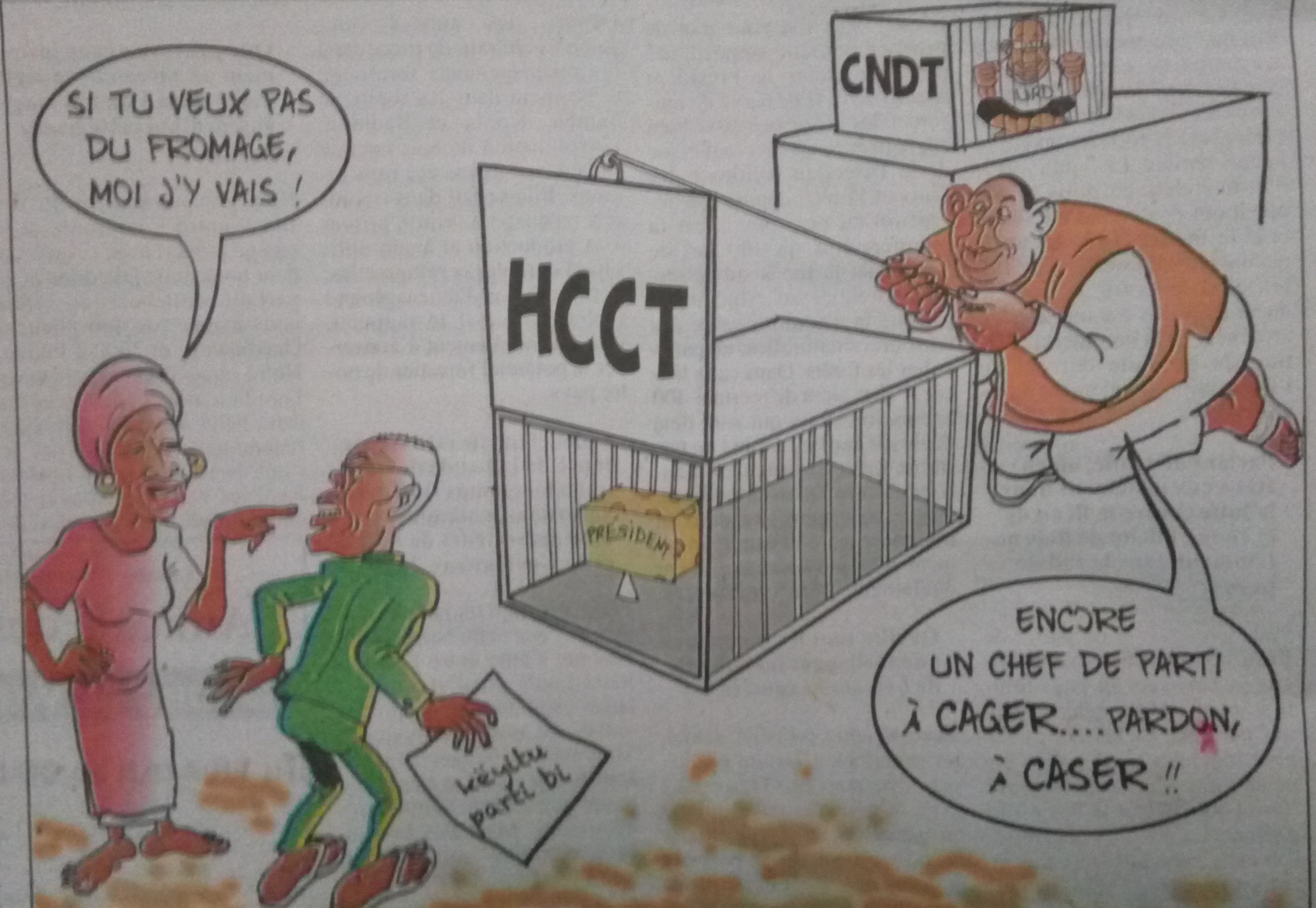 Le Hcct pour "cager" des chefs de parti - Par Odia