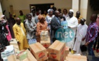 La remise de dons alimentaires et sanitaires au Centre "Guindy" en images