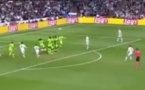 Incroyable but de Cristiano Ronaldo  sur coup franc direct