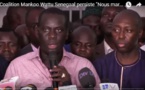 Vidéo : La Coalition Mankoo Wattu Senegaal persiste et signe "Nous marcherons le 14 octobre pour la défense de la démocratie"