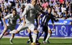 Liga: c'est la mi-temps à Alavès où le Real Madrid mène 2-1 grâce à un doublé de Cristiano Ronaldo
