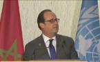 A Marrakech : François Hollande appelle Washington à "respecter ses engagements"