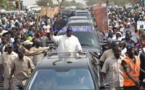 Macky Sall accueilli à Touba par une foule immense