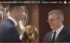 La vidéo de la remise du 61e Ballon d’Or France Football de l’histoire à Cristiano Ronaldo