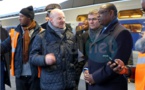 Photos: visite du président Macky Sall à Strasbourg de l'entreprise Alstom, constructeur du TER