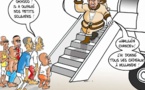 Une histoire de "Père Noël" et de "sans souliers", le président Macky Sall de retour de Paris