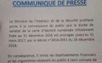 Les cartes d'identités nationales devant expirer le 31 décembre 2016 seront valables jusqu'au 31 mars 2017, par décret 