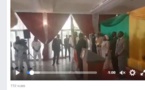 Remise du drapeau national aux Lions du Sénégal au Palais