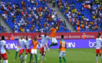 Vidéo - CAN 2017: La Côte d'Ivoire égalise d'un joli coup de tête de Wilfried Bony contre la RD Congo (1-1) à la 24e mn