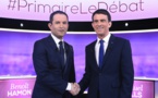 Primaire de la gauche: Valls ne parvient pas à déstabiliser Hamon lors du dernier débat
