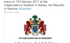 Urgent- Adama Barrow donne la date de la cérémonie officielle en Gambie