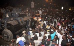 Adama Barrow à Banjul avec une sécurité armée jusqu'aux dents