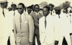 Archives photo  : Mamadou Dia, Valdiodio Ndiaye et Léopold Sédar Senghor