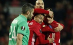Manchester United coule Saint-Etienne avec un triplé de Zlatan Ibrahimovic