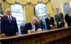 Première contestation en justice du décret Trump sur l'immigration