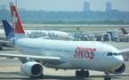 Pour éviter le crash, un Airbus A340-300 de SwissAir en atterrissage d'urgence