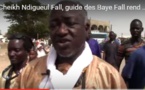 Vidéo : Cheikh Ndigueul Fall, guide des Baye Fall rend hommage à Cheikh Tidiane Sy al Maktoum