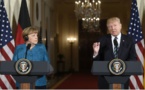 Premier face-à-face Trump-Merkel à la Maison-Blanche
