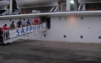 Grande première : Les bagages des pèlerins arrivent par bateau