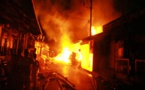 Incendie au Marché HLM: Une quarantaine de cantines ravagées par les flammes