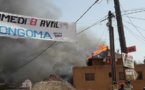 Photos - Incendie à Saly: Un magasin de location de buggies et squads part en fumée