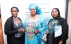 Photo-Binta Ndiogou et  les femmes de LDR Yessal avec Modou Diagne Fada