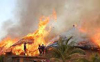 Ziguinchor: une maison réduite en cendres par un incendie