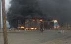 Dernière minute: Encore un incendie, la station d'essence du quai de pêche de l'Hydrobase (Saint-Louis) a pris feu
