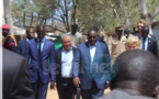  Pose de la première pierre des travaux de restructuration de la "Cité Baraka" par S.E Monsieur Macky Sall président de la république.