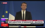 Emmanuel Macron, nouveau président, fait son discours: « Je me battrai contre les divisions qui nous minent »  