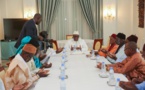 Le Président Macky Sall a reçu la délégation du Khalife de Sokone