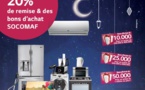 PROMO RAMADAN: Jusqu’au 27 juin 2017, profitez de 20 % de remise et de bons d’achats SOCOMAF