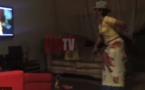 Viviane Chidid la reine, se défoule seule dans son salon