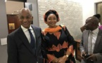 Photo: Cellou Dalein Diallo est rentré à Conakry sourire aux lèvres sous l'accueil de sa première femme Hadja Alimatou Diallo