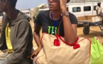 La mannequin Evelyne Gomis à Popenguine