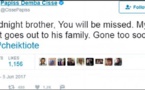 Papiss Demba Cissé rend hommage à son ami Cheick Tiote : "Bonne nuit mon frère, tu es parti trop tôt"